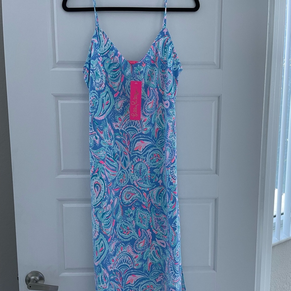Lilly Pulitzer Marietta Bias Slip Dress - Picture 3 of 4